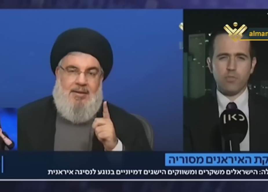 Israeli media outlets covered intensively Hezbollah SG Sayyed Hasan Nasrallah.jpg