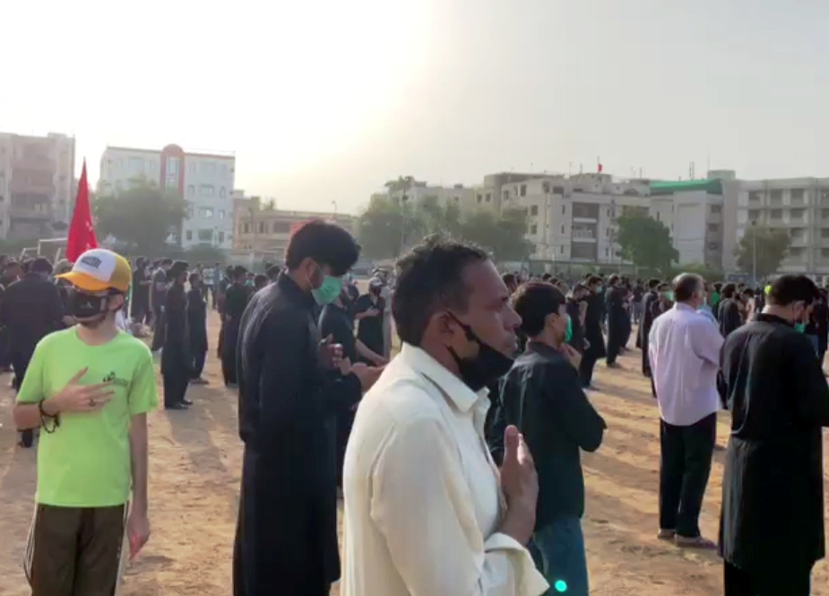 کراچی، یوم علیؑ کی مرکزی مجلس و جلوس عزا کی تصویری جھلکیاں