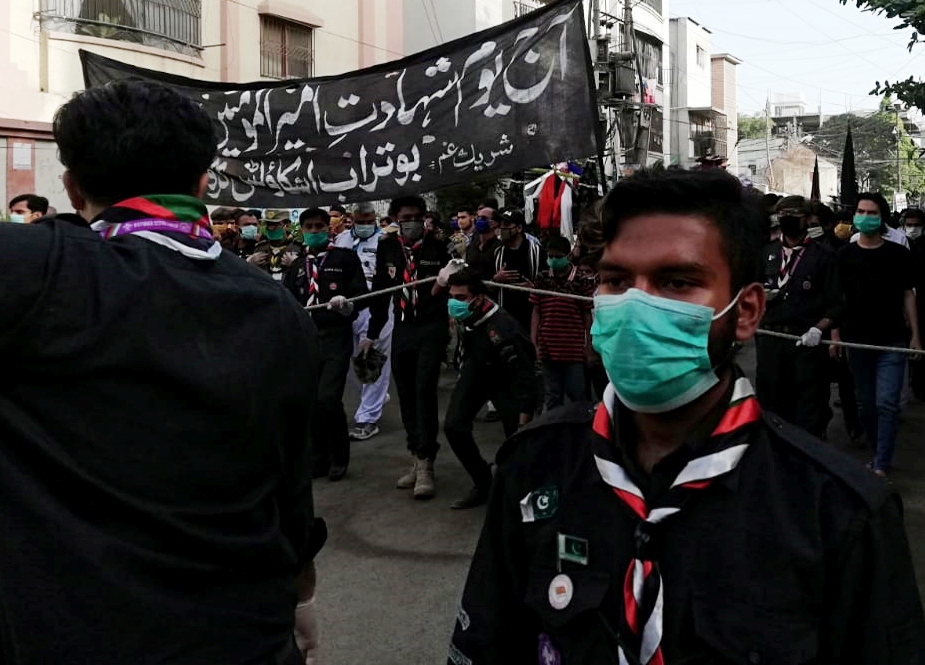 کراچی، یوم علیؑ کی مرکزی مجلس و جلوس عزا کی تصویری جھلکیاں