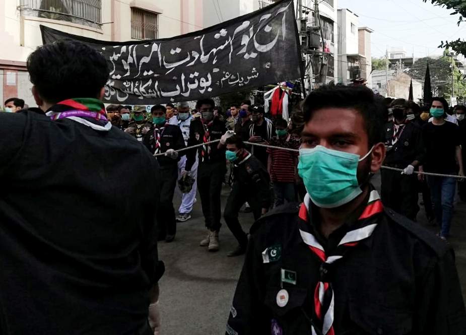 کراچی، یوم علیؑ کا مرکزی جلوس حسینیہ ایرانیان پہنچ کر اختتام پذیر ہوگیا