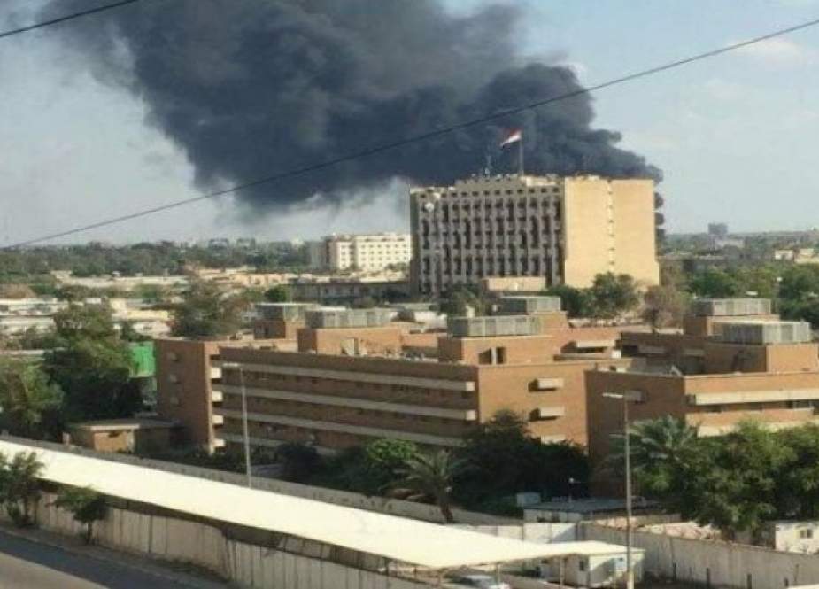 سقوط چند فروند موشک در نزدیکی سفارت آمریکا در بغداد