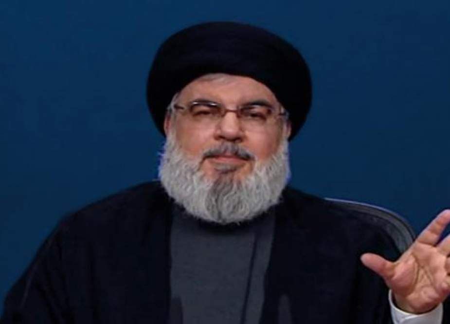 Sayyed Hassan Nasrallah, the secretary general of the Lebanese resistance movement Hezbollah.jpg
