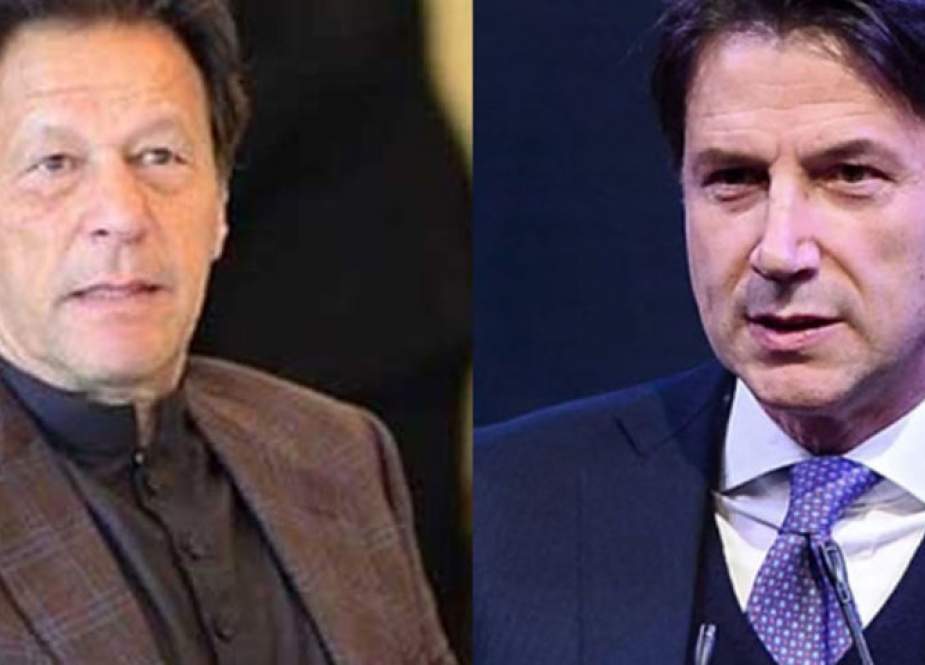 عمران خان کا اطالوی ہم منصب کو ٹیلی فون، کرونا اور مقبوضہ کشمیر کی صورتحال پر بات چیت