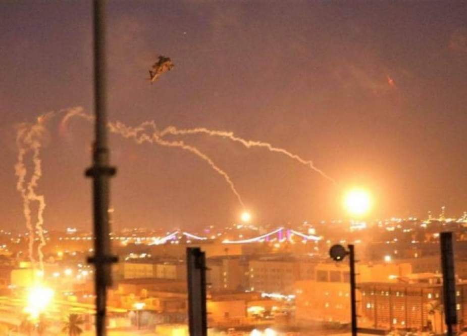 سقوط 4 فروند موشک کاتیوشا در نزدیکی سفارت آمریکا در بغداد