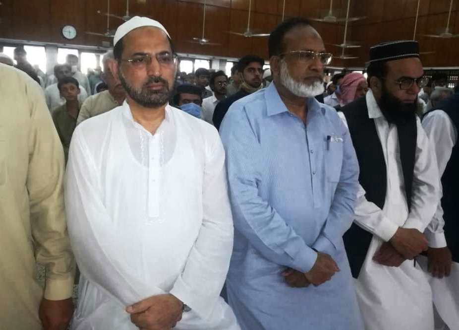 منصورہ لاہور میں سید منور حسن کی غائبانہ نماز جنازہ
