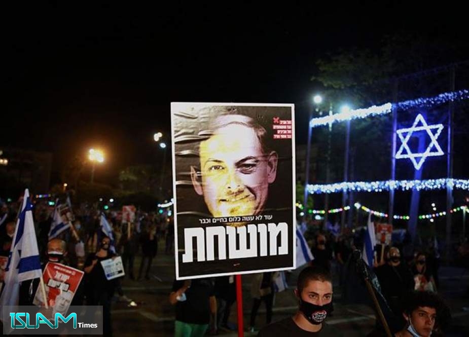 نيران الاحتجاجات تصل إلى منزل نتنياهو !!