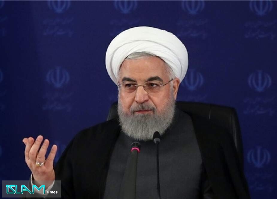 الرئيس روحاني: نواصل تحقيق الانجازات رغم الحظر الأميركي الظالم