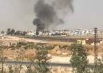 فيديو يوضح الدخان الهائل المتصاعد في بلدة عين عيسى