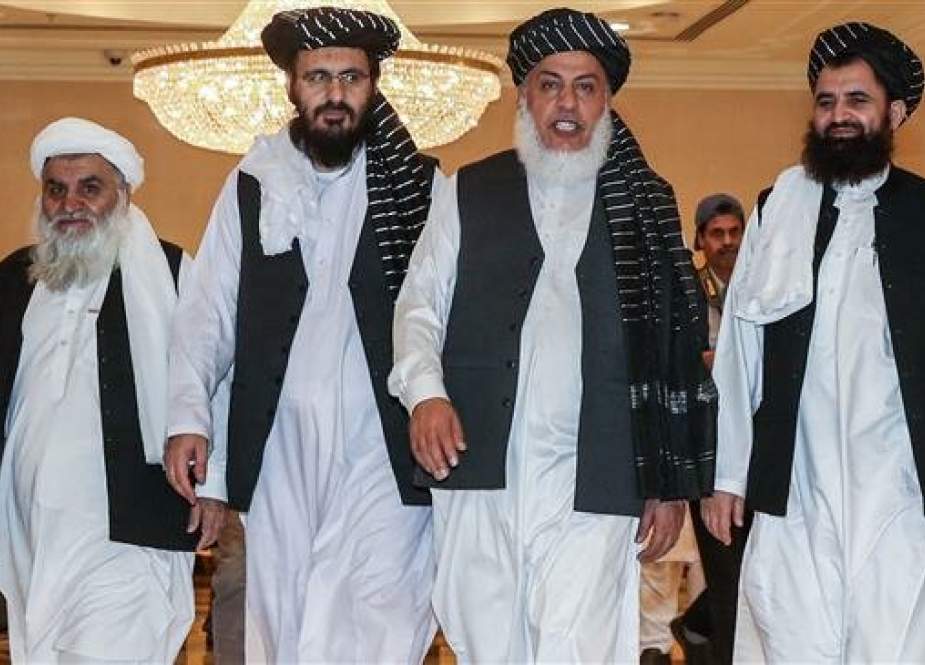 Taliban negotiators in Doha, Qatar.jpg
