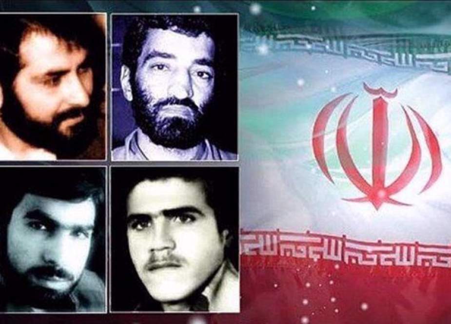 Iranian diplomts Ahmad Motevasselian, Seyyed Mohsen Mousavi, Taqi Rastegar Moqaddam and Kazem Akhavan were kidnapped by a group of Israel-backed gunmen.jpg