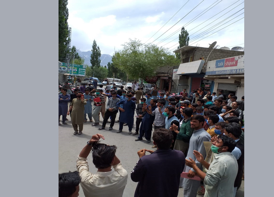 روندو حلقہ چار میں پی پی کے امیدوار قانون ساز اسمبلی نجف علی کی ریلی