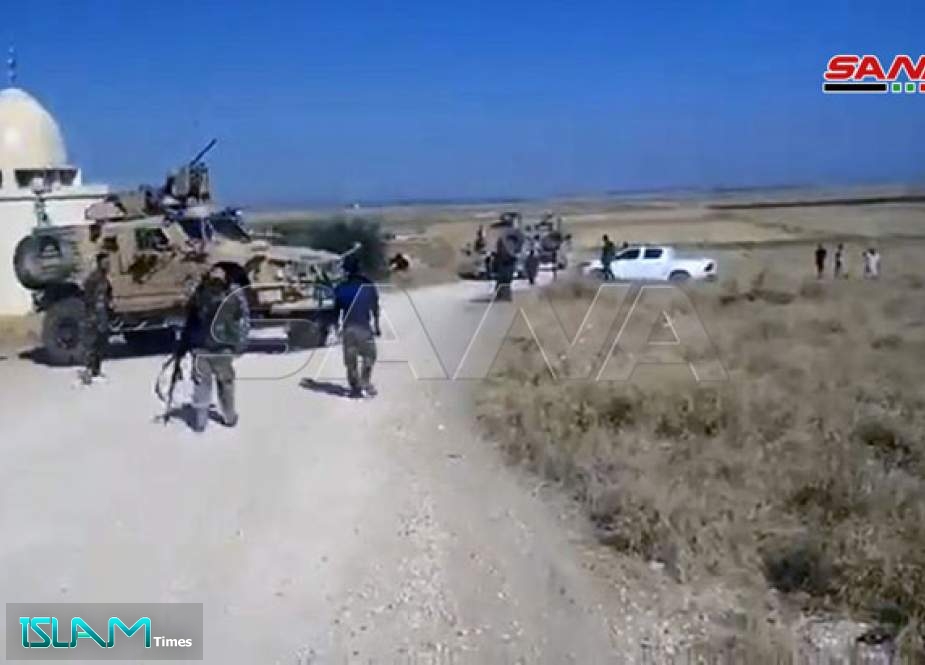 Syrian Army Intercepts Convoy of Armored Vehicles for US Occupation in Hasaka Countryside