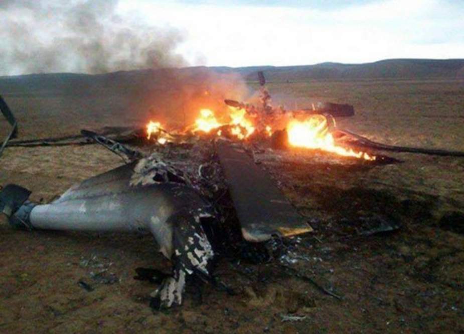 افغان ايئر فورس کا طيارہ تباہ، امريکی پائلٹ نے چھلانگ لگا کر جان بچائی