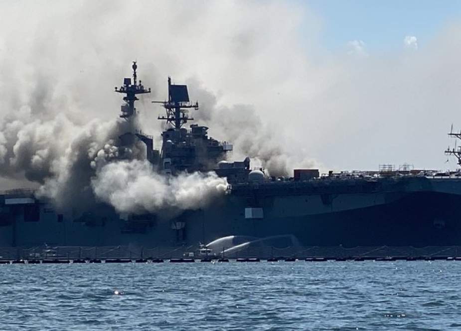 USS Bonhomme Richard has caught fire at a naval base in San Diego.jpg