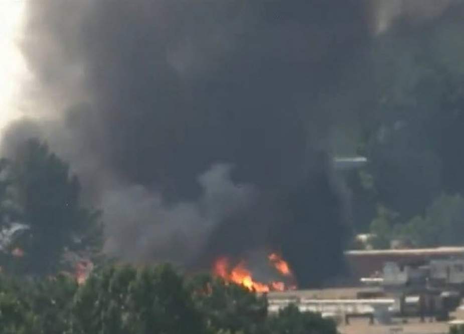 آتش سوزی یک کارخانه دیگر در آمریکا؛ این بار در ایالت جورجیا