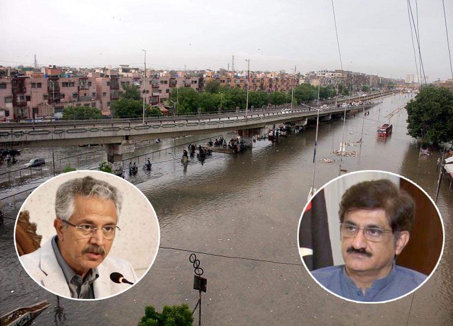 بارش سے شہر کی تباہی، میئر کراچی نے وزیراعلیٰ سندھ کو ذمہ دار قرار دے دیا