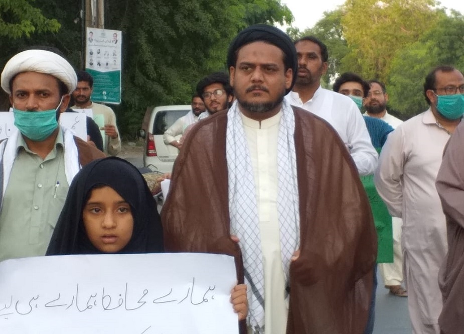 ملتان، لاپتہ شیعہ افراد کی بازیابی کیلئے ہونیوالے احتجاج کی تصاویر