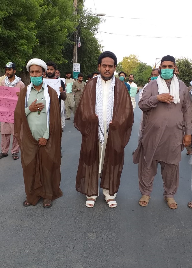 ملتان، لاپتہ شیعہ افراد کی بازیابی کیلئے ہونیوالے احتجاج کی تصاویر