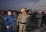 صور الدمار الذي الحقته انفجارات معسكر الصقر في العراق