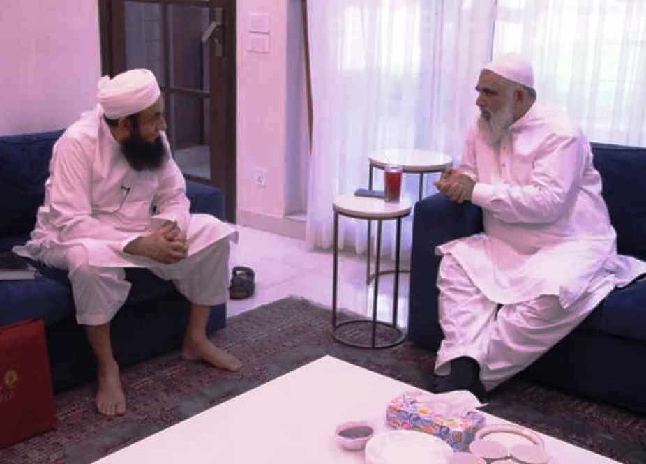 علامہ سید جواد نقوی کی تلمبہ میں مولانا طارق جمیل کی رہائش گاہ پر ان سے ملاقات