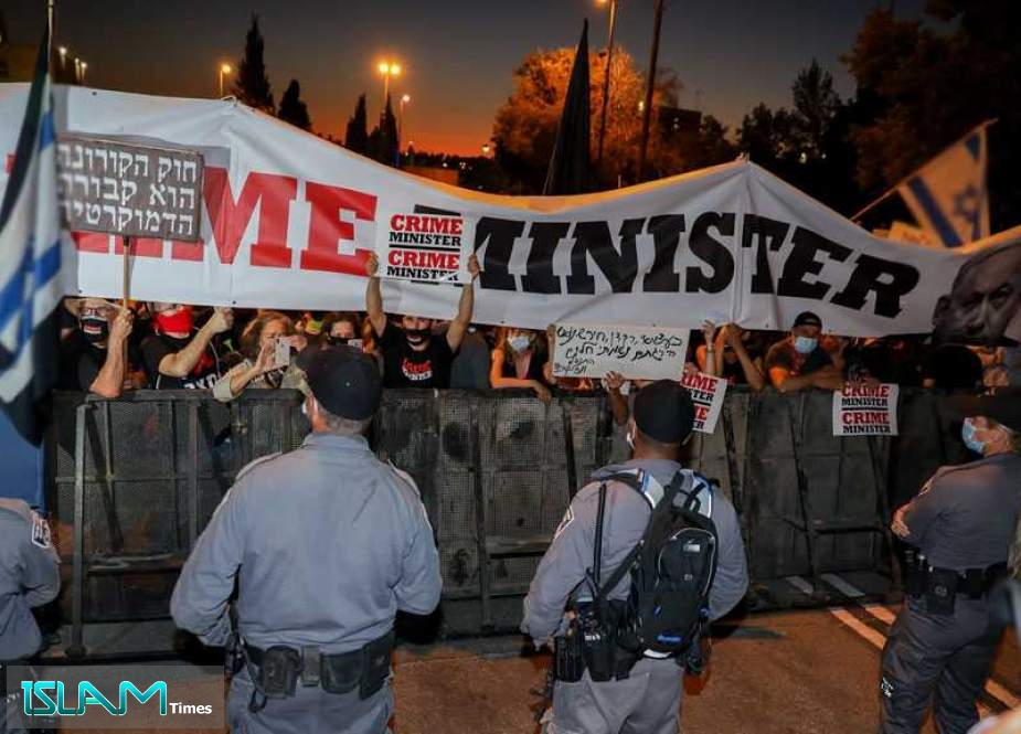 ‘Israel’ Rocked by Chaos, Anti-Netanyahu Protests