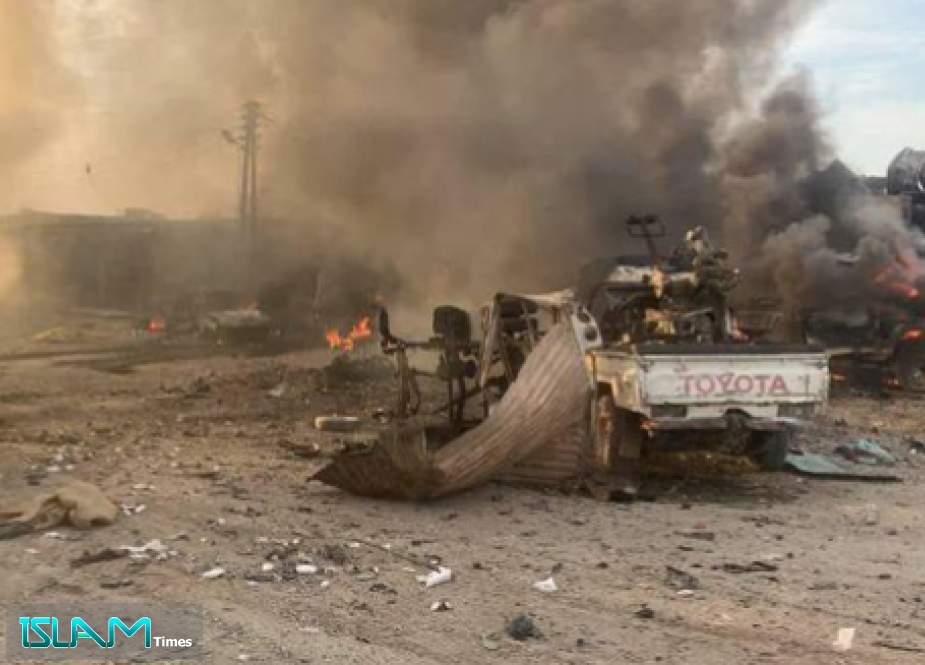 Several Civilians Martyred, Others Injured in Car Bomb Explosion in Tal Halaf in Hasaka Countryside