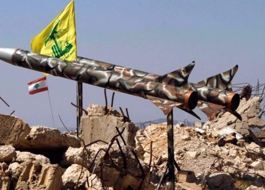 Mock rockets set by Hezbollah on the ruins of the Khiam prison.jpg