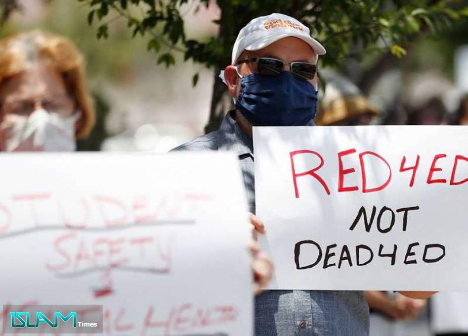 US Teachers Protest School Reopening as Virus Deaths Pass 155k