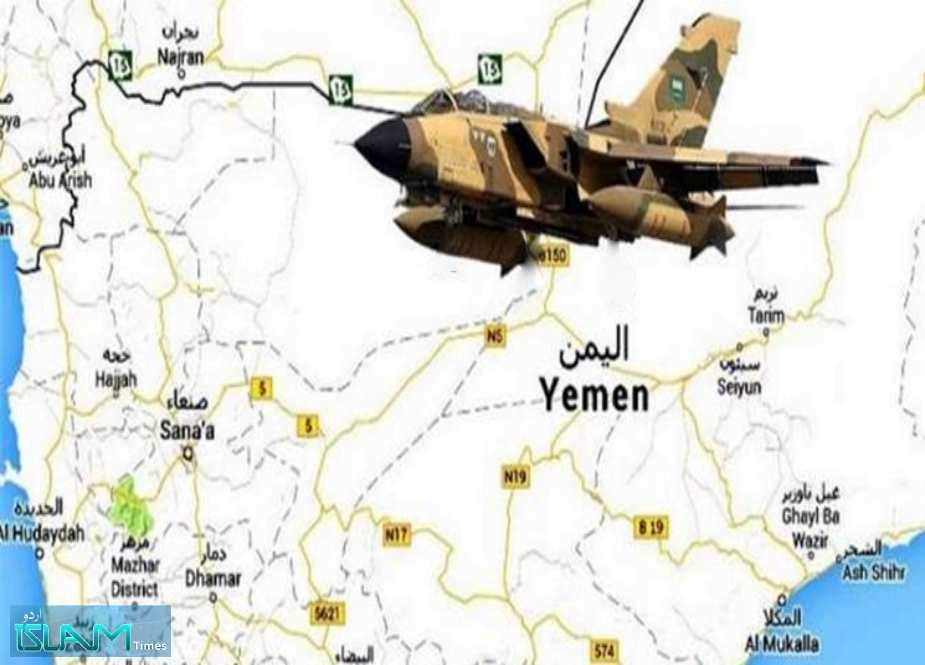 جارح سعودی اتحاد کیجانب سے گذشتہ ماہ کے دوران یمن پر 598 ہوائی حملے
