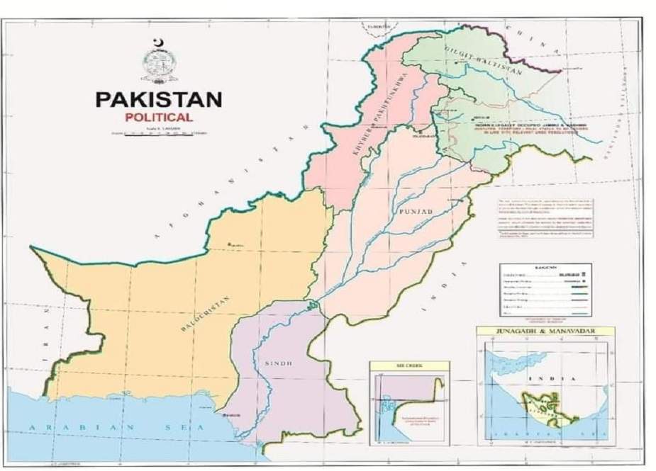 کابینہ نے پاکستان کے نئے سرکاری نقشے کی منظوری دیدی