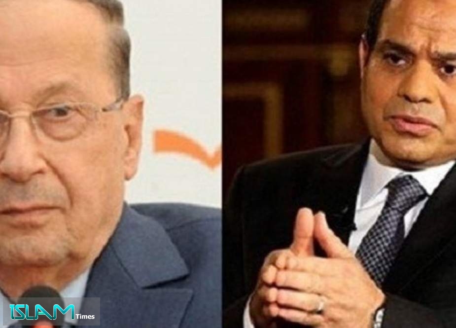 الرئيس المصري يعزي نظيره اللبناني بضحايا انفجار بيروت