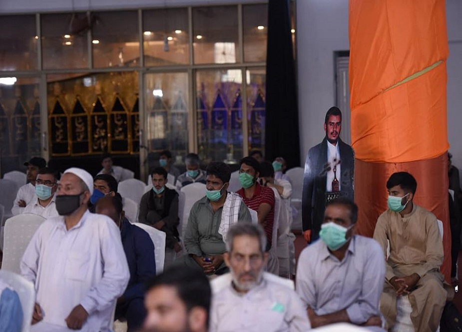 اسلام آباد میں ایم ڈبلیو ایم کے زیراہتمام قائد شہید کی 32ویں برسی کے اجتماع کے مناظر