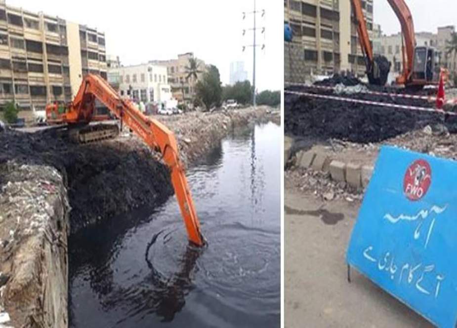کراچی کے 3 بڑے نالوں کی صفائی کا کام مکمل