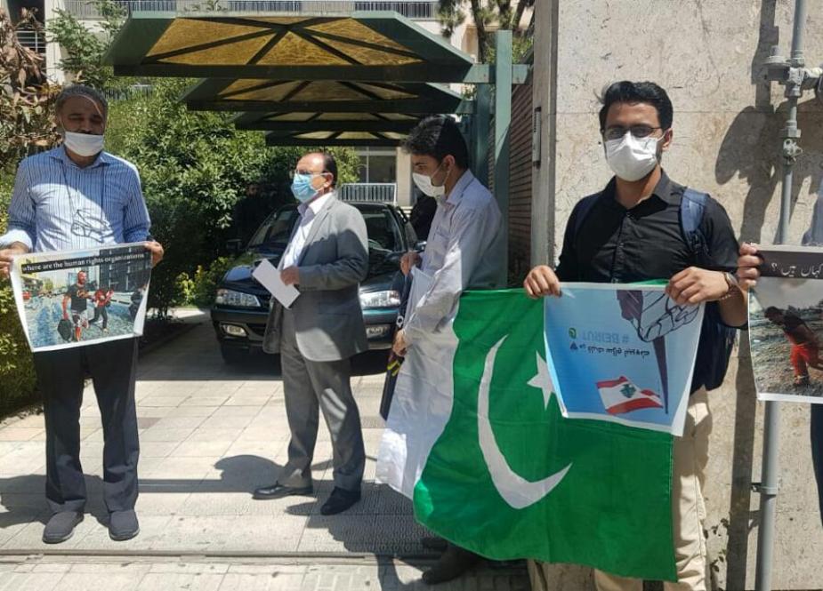تہران میں پاکستانی اسٹوڈنٹس کے ایک وفد کی لبنان ایمبیسی کے اعلیٰ حکام سے ملاقات اور اظہار یکجہتی