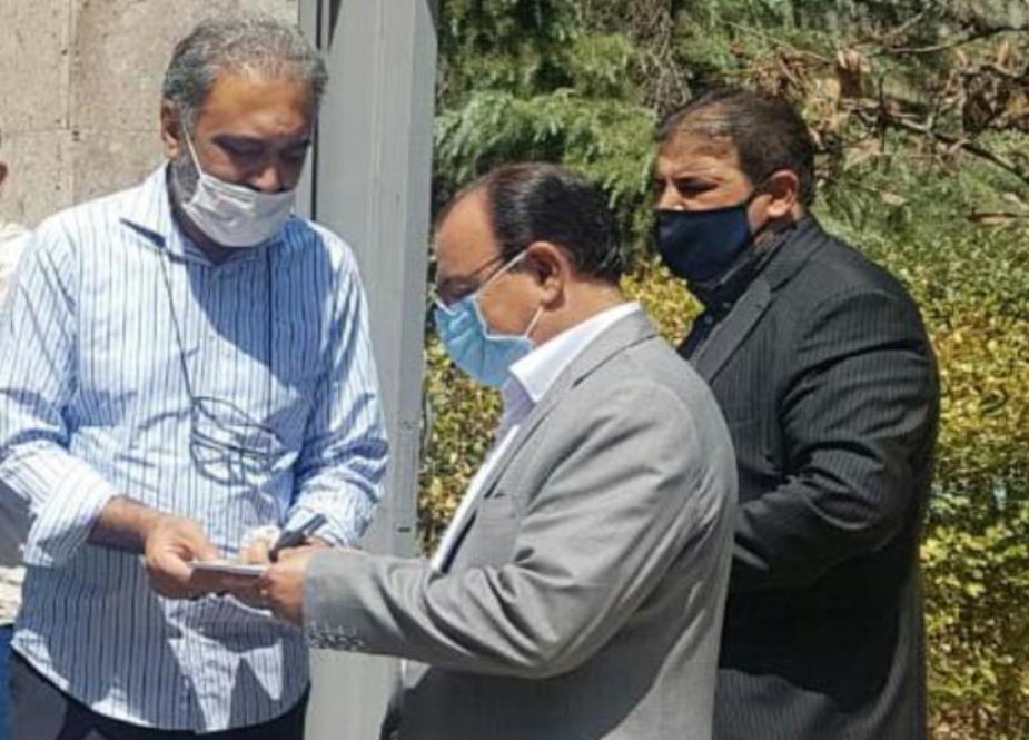تہران میں پاکستانی اسٹوڈنٹس کے ایک وفد کی لبنان ایمبیسی کے اعلیٰ حکام سے ملاقات اور اظہار یکجہتی