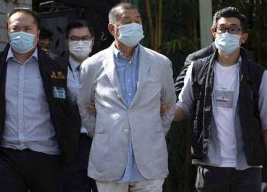 ہانگ کانگ کے انتہائی بااثر بزنس مین اور میڈیا ٹائیکون جیمی لے گرفتار