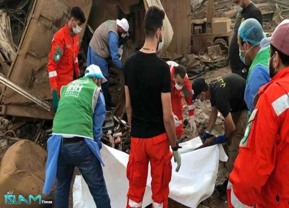بیروت دھماکہ، جانبحق ہونیوالوں کی تعداد 160 ہو گئی، 20 تاحال لاپتہ