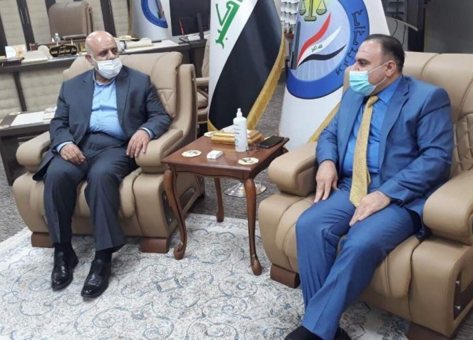 دیدار سفیر ایران در بغداد و وزیر دادگستری عراق