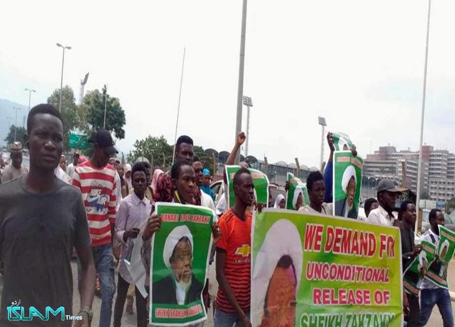 نائیجیریا، شیخ زکزاکی کی غیر مشروط آزادی کے لئے دارالحکومت میں احتجاجی مظاہرہ