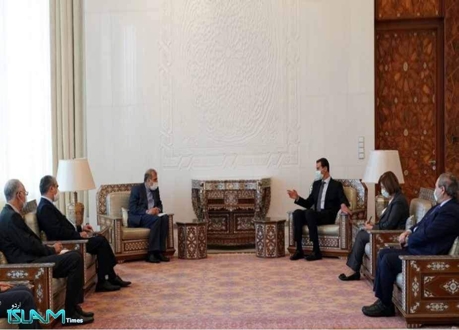 ایرانی ڈپٹی وزیر خارجہ کی شامی صدر کیساتھ ملاقات