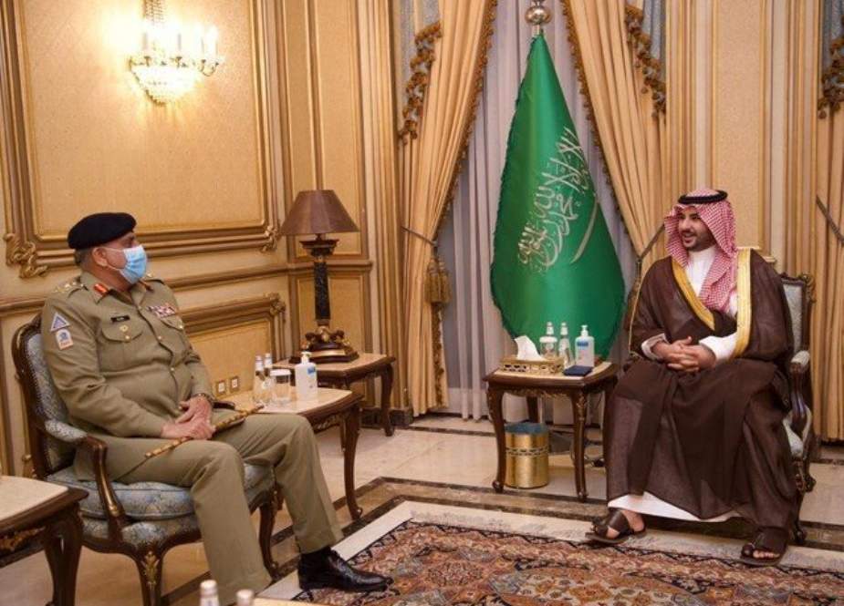 آرمی چیف کی سعودی نائب وزیر دفاع سے ملاقات