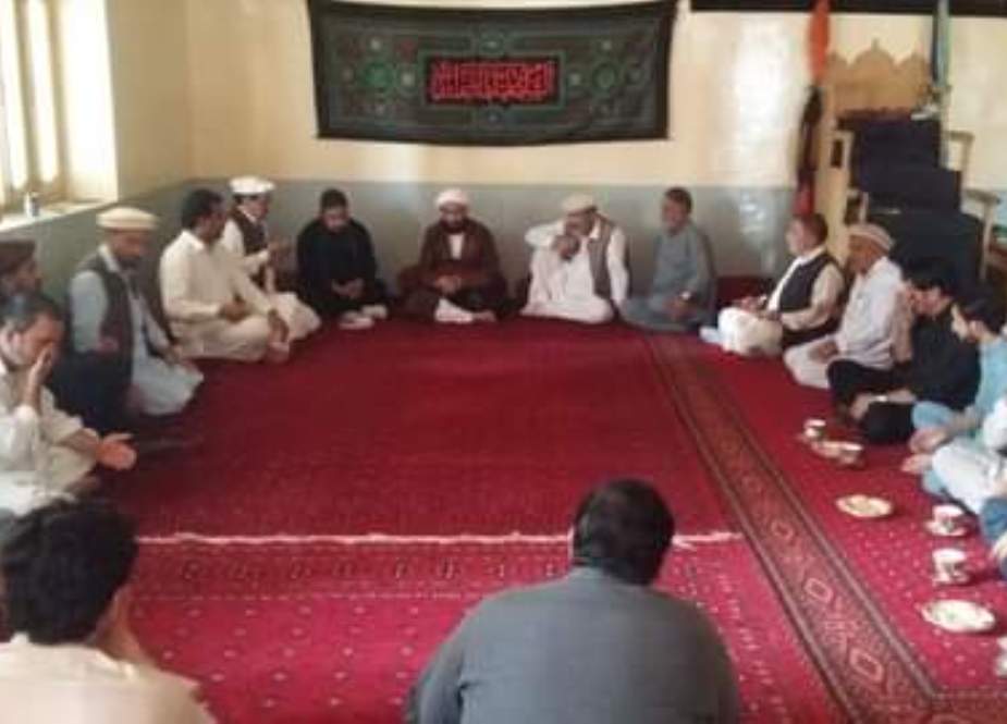 پاراچنار، علامہ فدا مظاہری کی انجمن حسینیہ رہنماء سید رضا حسین سے تعزیت