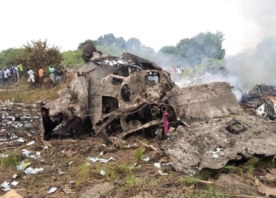جنوبی سوڈان میں طیارہ گر کر تباہ، 17 افراد ہلاک