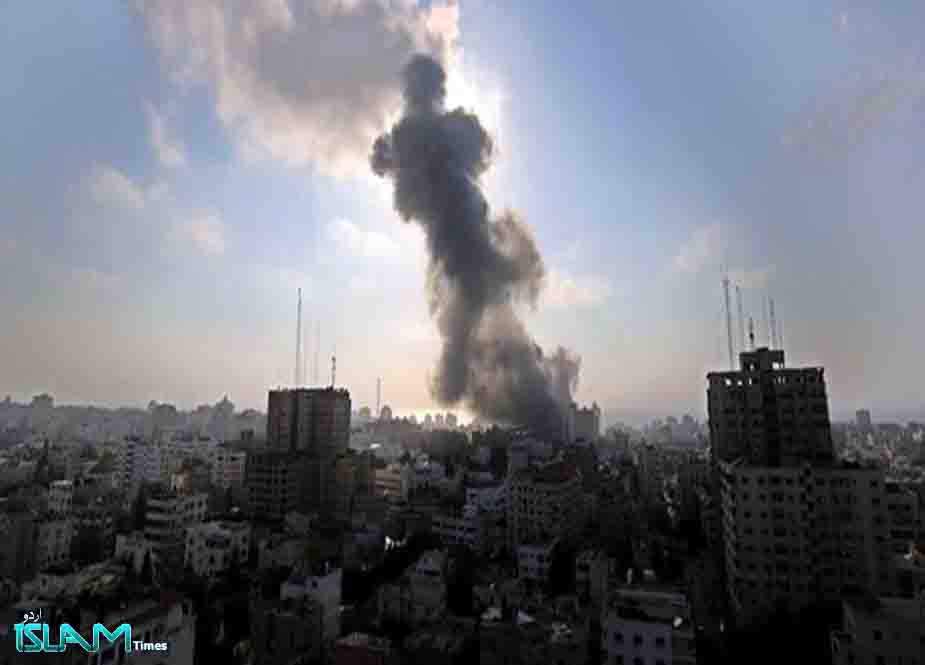 فلسطین، غزہ پر غاصب صیہونی رژیم کا ایک اور ہوائی حملہ