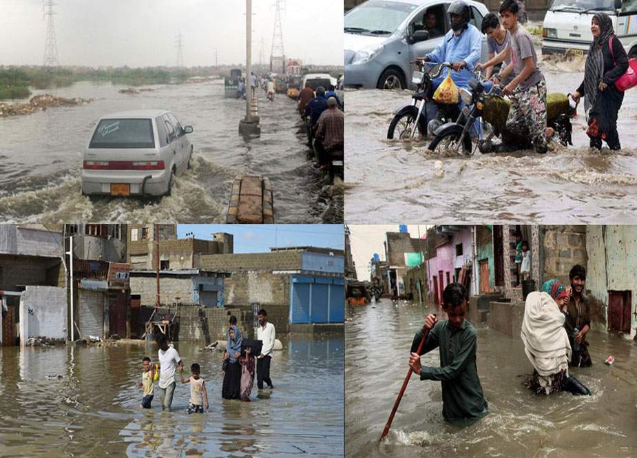 طوفانی بارشوں کے پیش نظر کراچی میں کل عام تعطیل کا اعلان