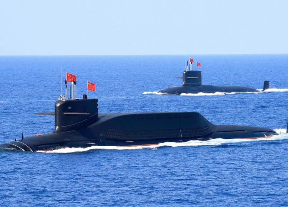 Nuclear-powered Type 094A Jin-class ballistic missile submarine of the Chinese People