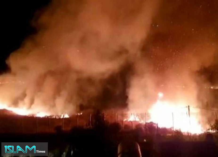 ‘Israel’ Commits Arson Attack in Syria’s Liberated Area East of Majdal Shams, Quneitra Countryside