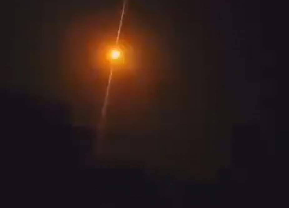 Syrian Air Defenses intercept missiles fired by Israeli warplane.jpg