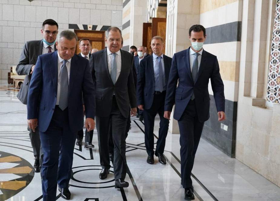 Syrian President Bashar Assad received a Russian delegation.jpg