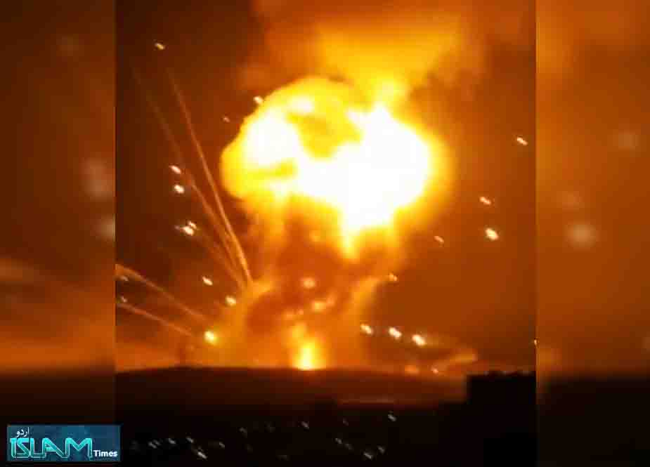 اردن کی فوجی چھاؤنی میں زوردار دھماکے، متعدد عمارتوں کے شیشے ٹوٹ گئے